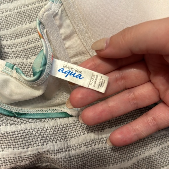 La Vie En Rose Multicolor Floral Bikini Top - Picture 5 of 5